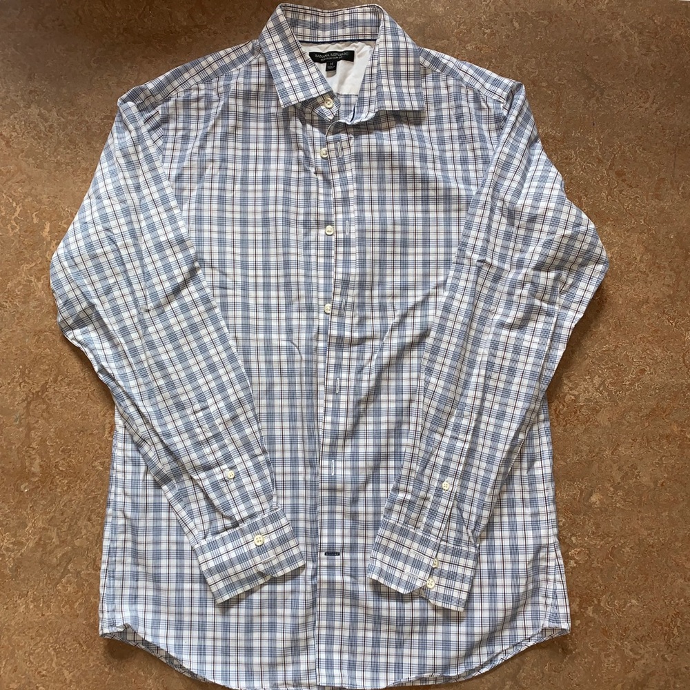 Banana Republic non iron Slim Fit size M